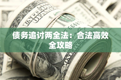 武汉债务追讨两全法：合法高效全攻略