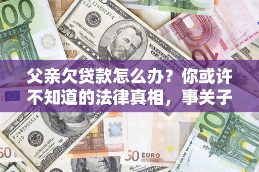 武汉父亲欠贷款怎么办？你或许不知道的法律真相，事关子女未来