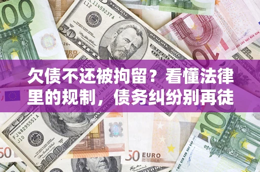 武汉欠债不还被拘留？看懂法律里的规制，债务纠纷别再徒劳奔波