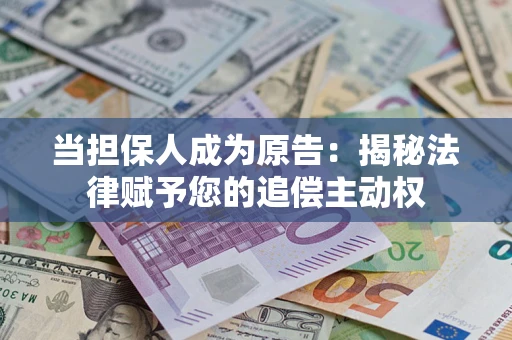 武汉当担保人成为原告：揭秘法律赋予您的追偿主动权