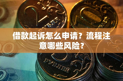 武汉借款起诉怎么申请？流程注意哪些风险？