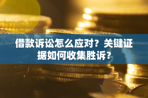 武汉借款诉讼怎么应对？关键证据如何收集胜诉？